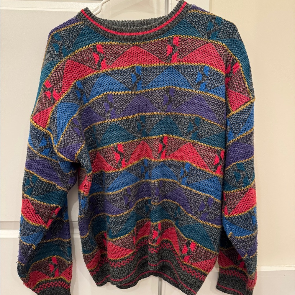 Vintage City Streets Knit Sweater